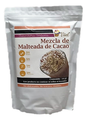 Mezcla En Polvo Para Preparar Malteada De Cacao