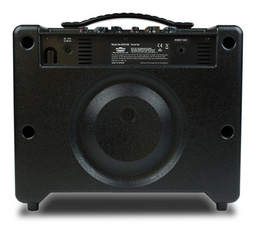 Amplificador VOX VX Series VX50BA Valvular para bajo de 50W color negro/rojo 127V