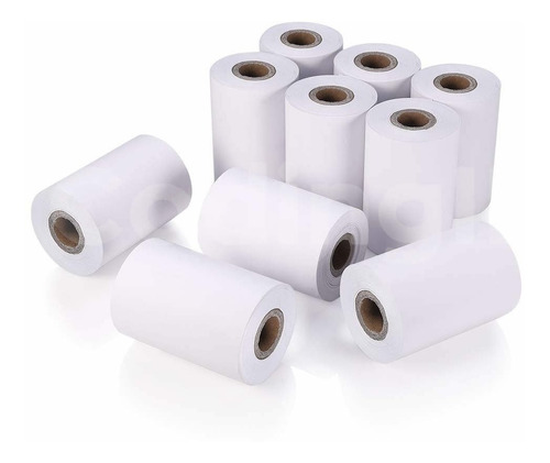 Pack X10 Rollos Para Pos Térmico 57x39x13 Mm Rey Ofertas