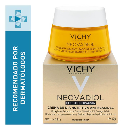 Imagen 2 de 5 de Crema Antiedad De Dia Post-menopausia Vichy Neovadiol 50ml