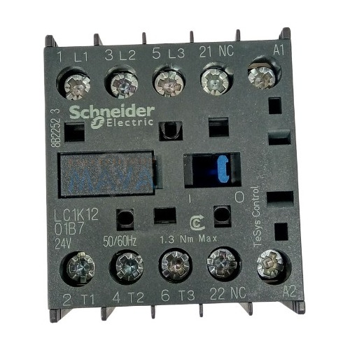 Mini Contactor Schneider 12a Bobina 24v 1nc Lc1k1201b7