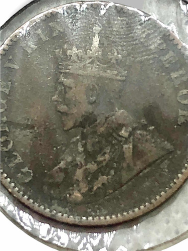Moneda India Británica Rey George V De 1/4 Anna Del Año 1930 (Usado)