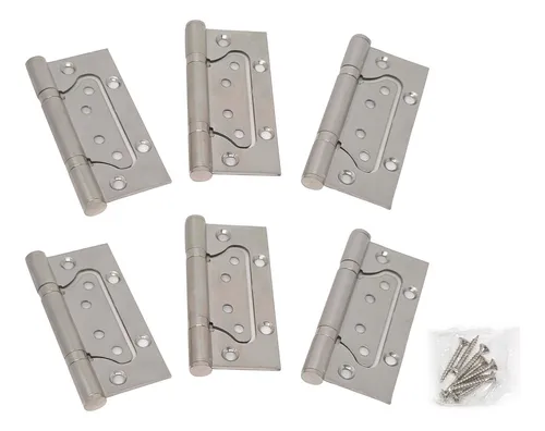 comprar Dobradiça Com Rolamento Inox E Encaixe Rapido Kit 2 Portas Tipo Aba embutida u002F Sem cava