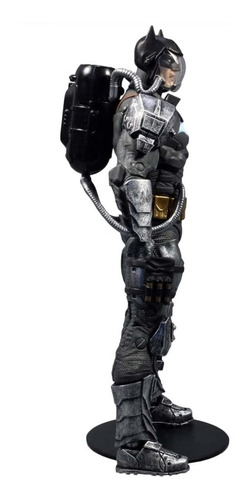 Batman Luz Led Hazmat Suit Figura Gold Lab Dc Mcfarlane Toys