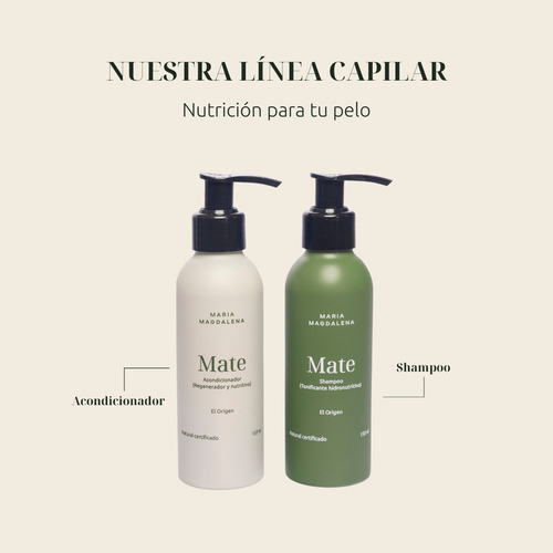 Shampoo Hidratante Reparador 150ml Maria Magdalena Mate