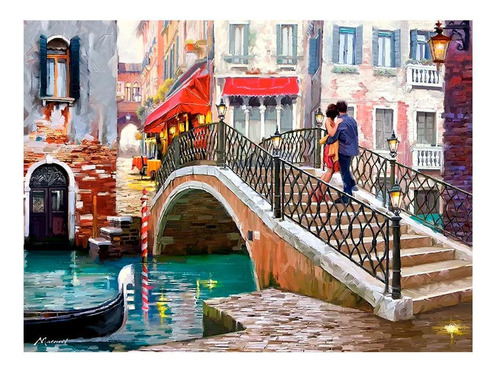 Puzzle 2000 Peças Ponte Em Veneza - Imp. Castorland