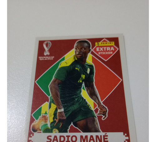 Figurita Sadio Mané Extra Sticker Mundial Qatar 2022 Base