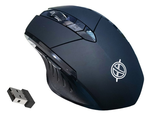 Mouse gamer mouse para juegos inalámbrico recargable Xinua  pm06 negro