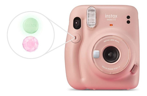 Imagen 5 de 10 de Camara Instantanea Fuji Instax Mini 11 Rosa Blush Entrega