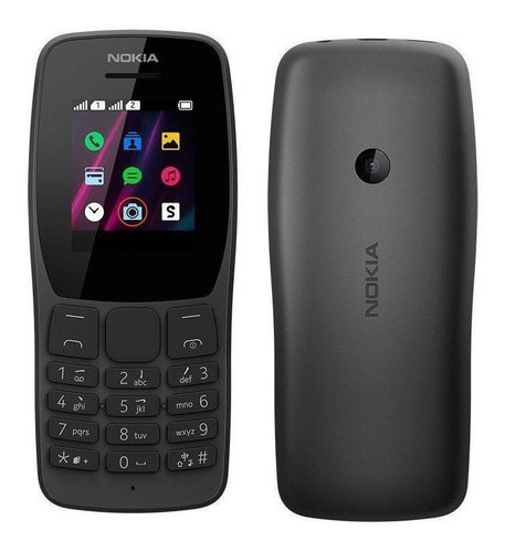 Imagen 4 de 4 de Nokia 110 (2019) Dual SIM 4 MB negro 4 MB RAM