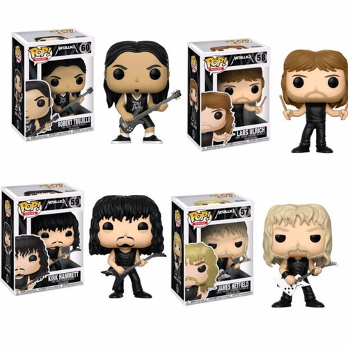 Funko Pop Set (04)  Metallica - Rock Music