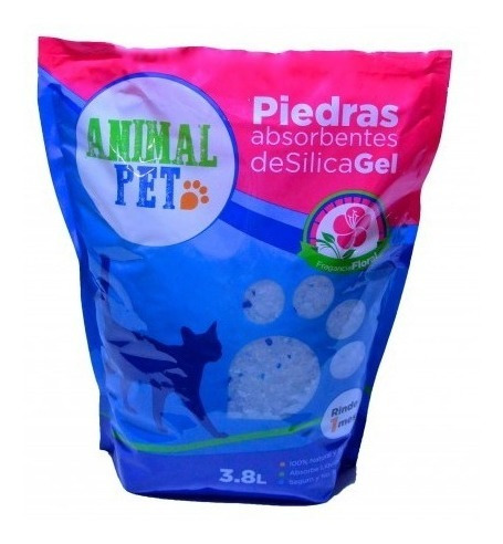 Piedras Silica Gel Animal Pet Gato 3,8l Envio Gratis Caba T#