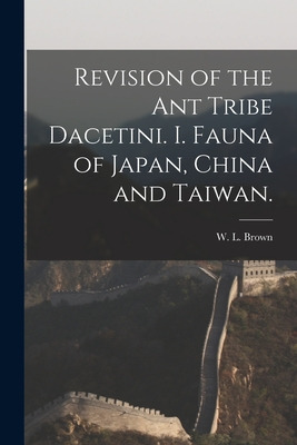 Libro Revision Of The Ant Tribe Dacetini. I. Fauna Of Jap...