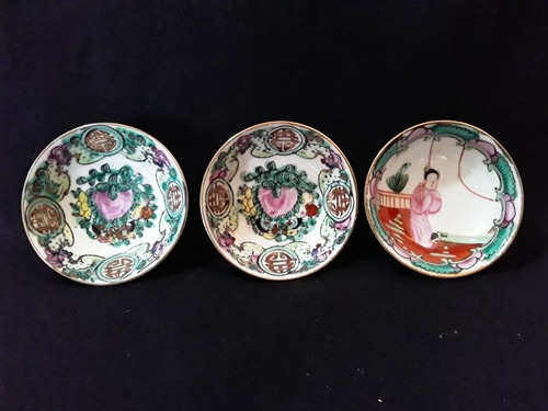 Tazas De Porcelana, Chinas. Antíguas. Cc.