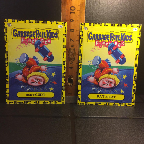 Garbage Pail Kids Hurt Curt Y Pat Splat 2011 Borde Tetris