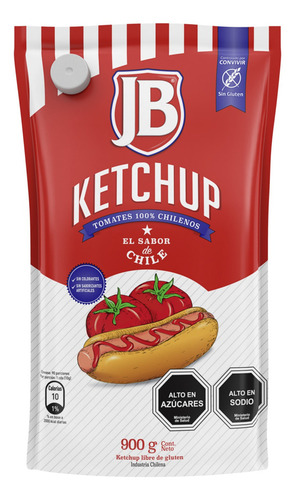 Jb Ketchup Doypack 900 Gr