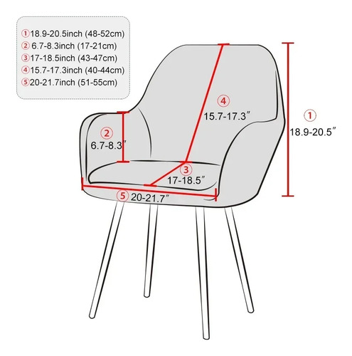 Funda Elástica De Terciopelo Para Sillón Alto, Suave Y Elást