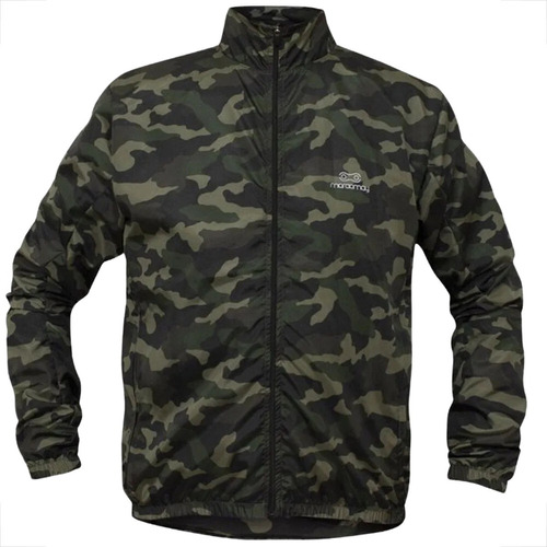 Jaqueta Corta Vento Ciclismo Marcio May Elite Camuflado 