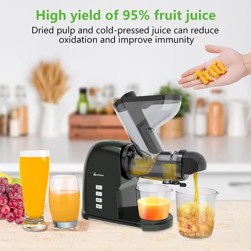 Extractor De Jugo De Masticaci n Lenta 2 Velocidades Sin Bpa