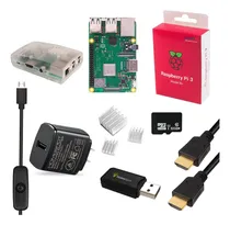 Comprar Kit Inicio Raspberry Pi 3 B+ Model B Plus Makerspot Cargador