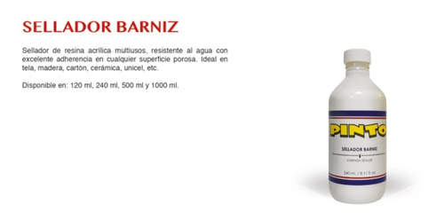 Sellador Barniz Pinto 500ml