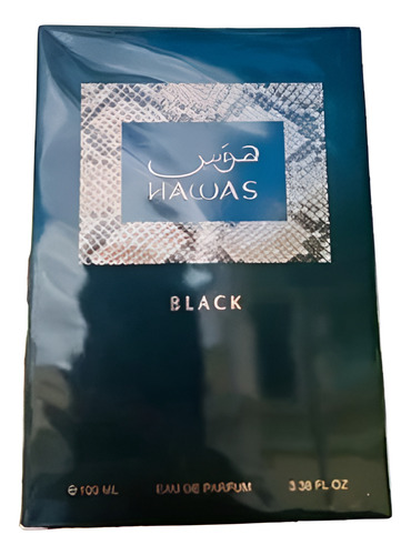 Perfume Hawas Black Para Hombre De Rasasi Edp 100ml