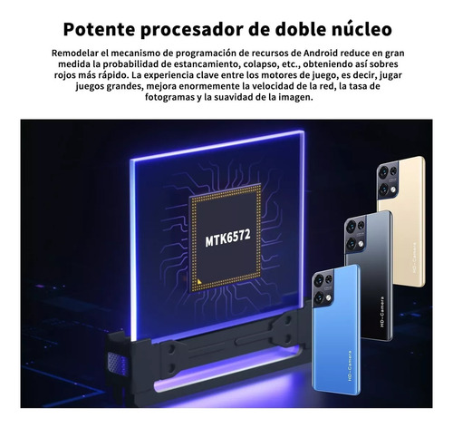 Teléfonos Inteligentes Android Baratos Reno8 Pro 4.66 En Ram512mb Y Rom4gb
