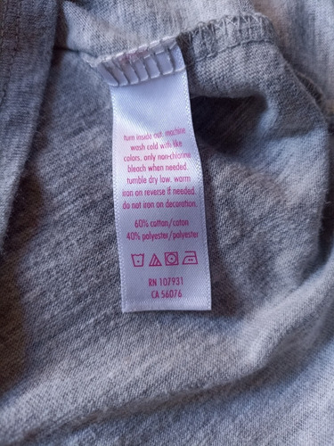 Playera Manga Corta Gris Justice Talla 8 (Usado)