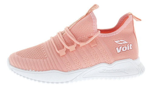 Tenis Voit Mujer Rosa Zapato Deportivo Casual Con Franjas