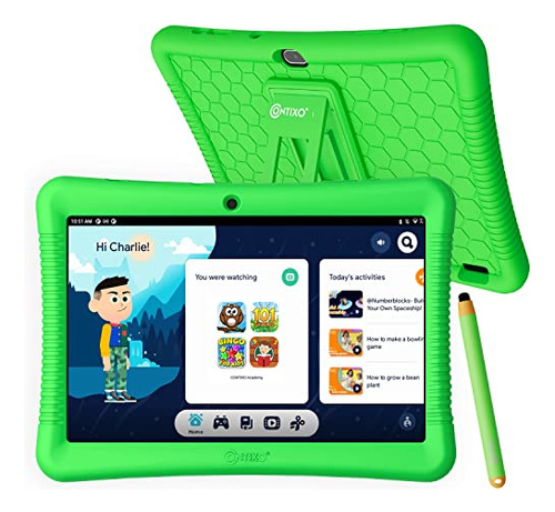 Contixo Kids Tablet K102, 10 Pulgadas Hd, Edades 3-7, N1f8a