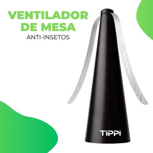 Kit 2 Ventilador Repelente De Mesa Espanta Inseto Mosquito Mosca Jardim Restaurantes Buffet Lanchonete Tippi