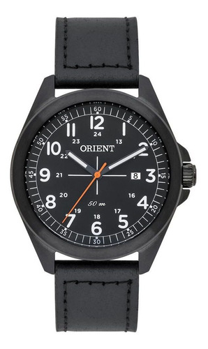 Relógio Orient Masculino Couro Preto Mpsc1011 P2px