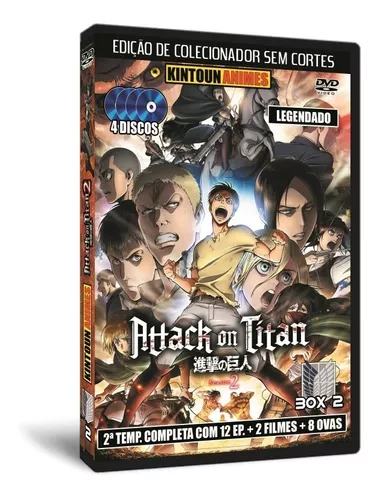 Attack On Titan/Shingeki No Kyojin 3 Temporadas Completas e