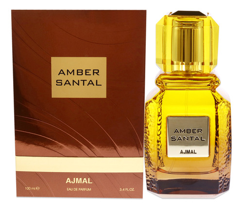 Perfume Ajmal Amber Santal Edp En Spray Para Mujer 100 Ml