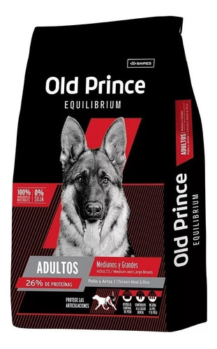 Alimento Old Prince Equilibrium Perro Adulto Mediano Grande 