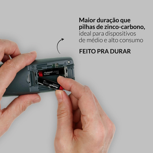 Kit 8 Pilhas Alcalina Pequena Aa 2a 1.5v Cod 408020015 Avant