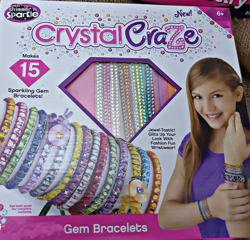 Juguete Manualidades Cristal Crazy Pulseras Para Niñas 