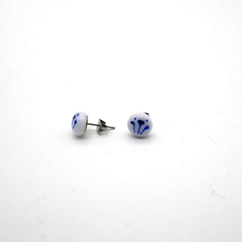 Imagen 2 de 4 de Arete Broquel Estilo Talavera