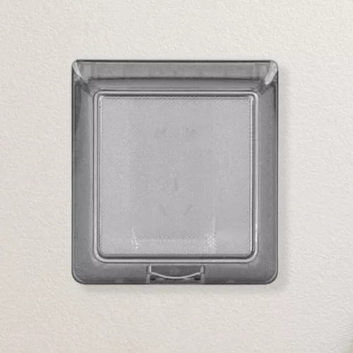 Comprar Cubierta de protección del interruptor del baño, caja impermeable  para enchufe de pared, placa transparente, Protector de cubierta de caja de  enchufe para exteriores