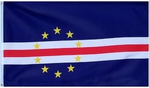 Danf Bandera De Cabo Verde, 3 Pies X 5 Pies, Banderas Nacion