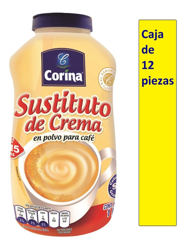 Caja Sustituto De Crema Para Café 12/1kg Corina