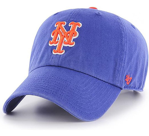 Gorra Ajustable Limpieza Con Contorno Azul Mets Nueva York,