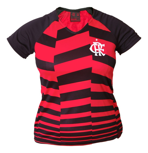 Camisa Flamengo Feminina Dry Rubro Negra - Verão 2024