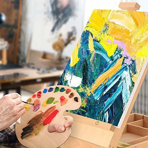 Imagen 2 de 6 de Estuche Suministro Arte Caballete Para Boceto Pintura