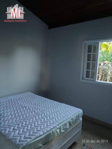 Belíssima Chácara Com 04 Dormitórios, Piscina, Internet À Cabo, Pomar, Próxima Da Cidade, À Venda, 1000 M² Por R$ 410.000 - Pinhalzinho/sp - Ch0806