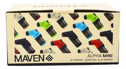Encendedor Maven Alpha Mini Ligther Soplete Caja 15 Piezas