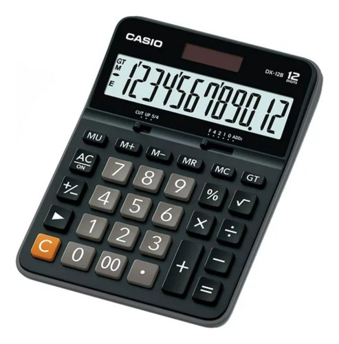 Calculadora Casio De Mesa Dx-12b-bk / 12 Digitos