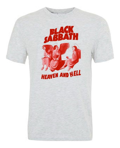 Black Sabbath Heaven And Hell Remera Spun Adulto/niño Unisex