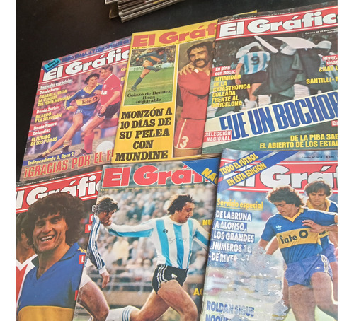 Lote 6 Revistas El Gráfico A Pedido