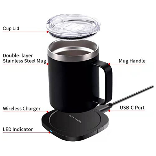Taza De Café Autocalentable, Juego De Taza De Café Fu...